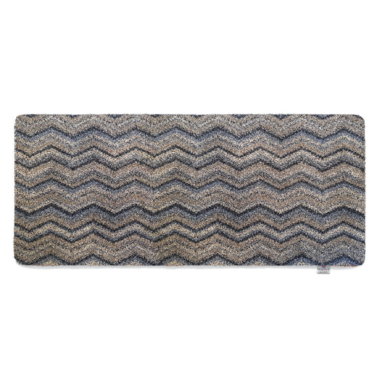 5026134552951 PT552951 Hug Rug Plains Ribbon Grey Zig Zag 65X150cm