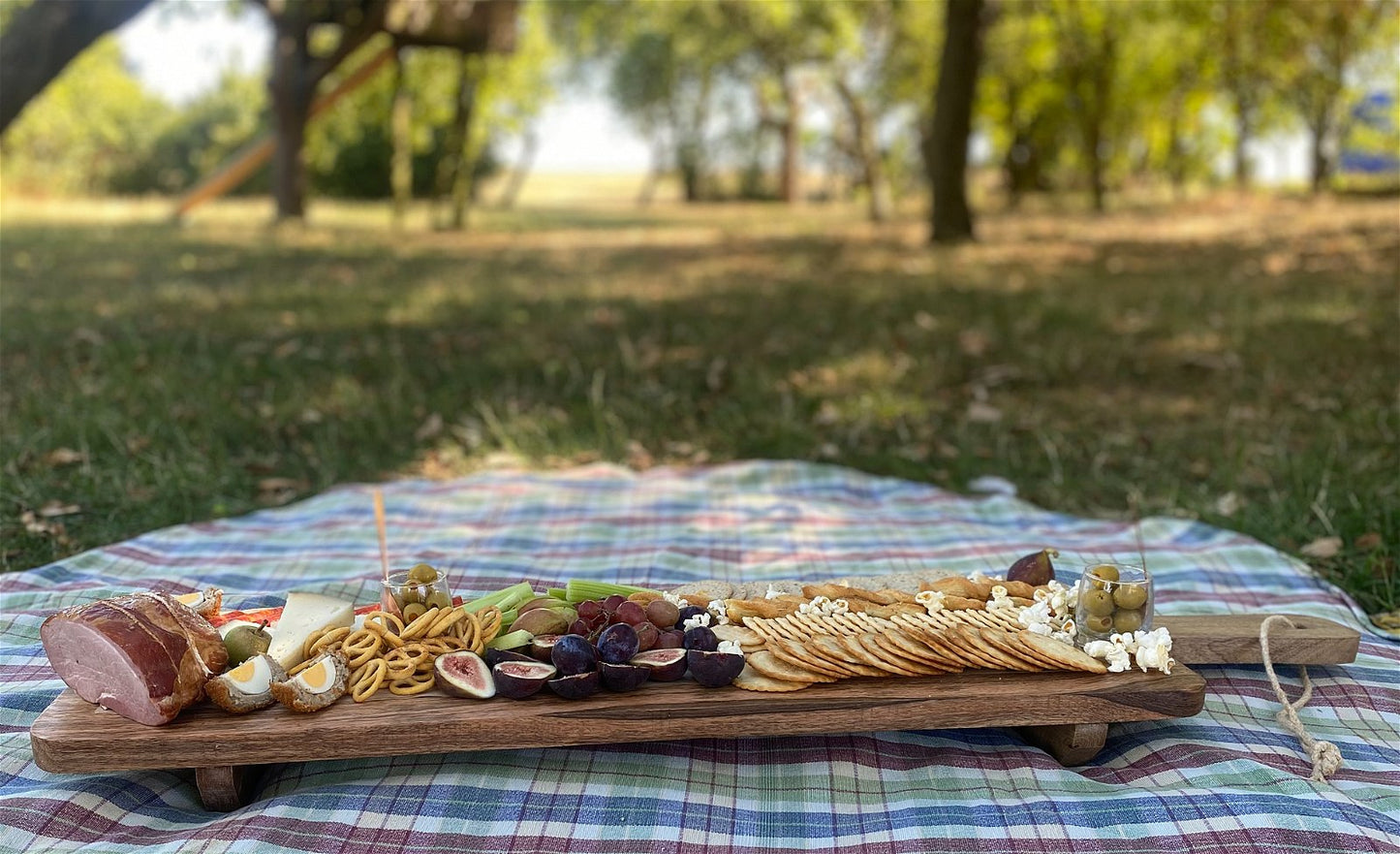 5024418230816 Geko Large Wooden Serving Platter Paddle Tray 100cm brambles cookshop 173