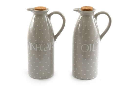 5024418387343 Geko Set Of Two Heart Design Vinegar And Oil Pourers brambles cookshop 691