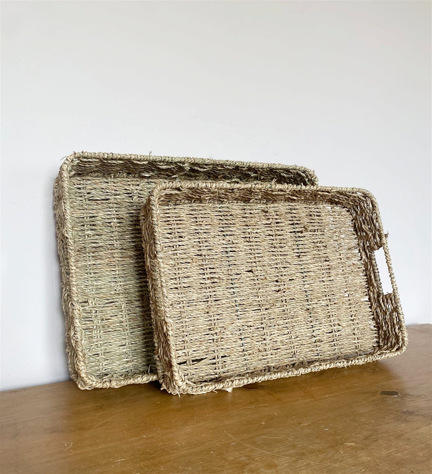 5024418372271 Geko Two Dried Seagrass Trays brambles cookshop 531