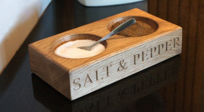 Engraved Salt and Pepper Bowls  by Make Me Something Special