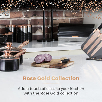 5056032984257 TOWER Rose Gold 6.5 Litre Slow Cooker Black and Rose Gold T16019RG Brambles Cookshop 10