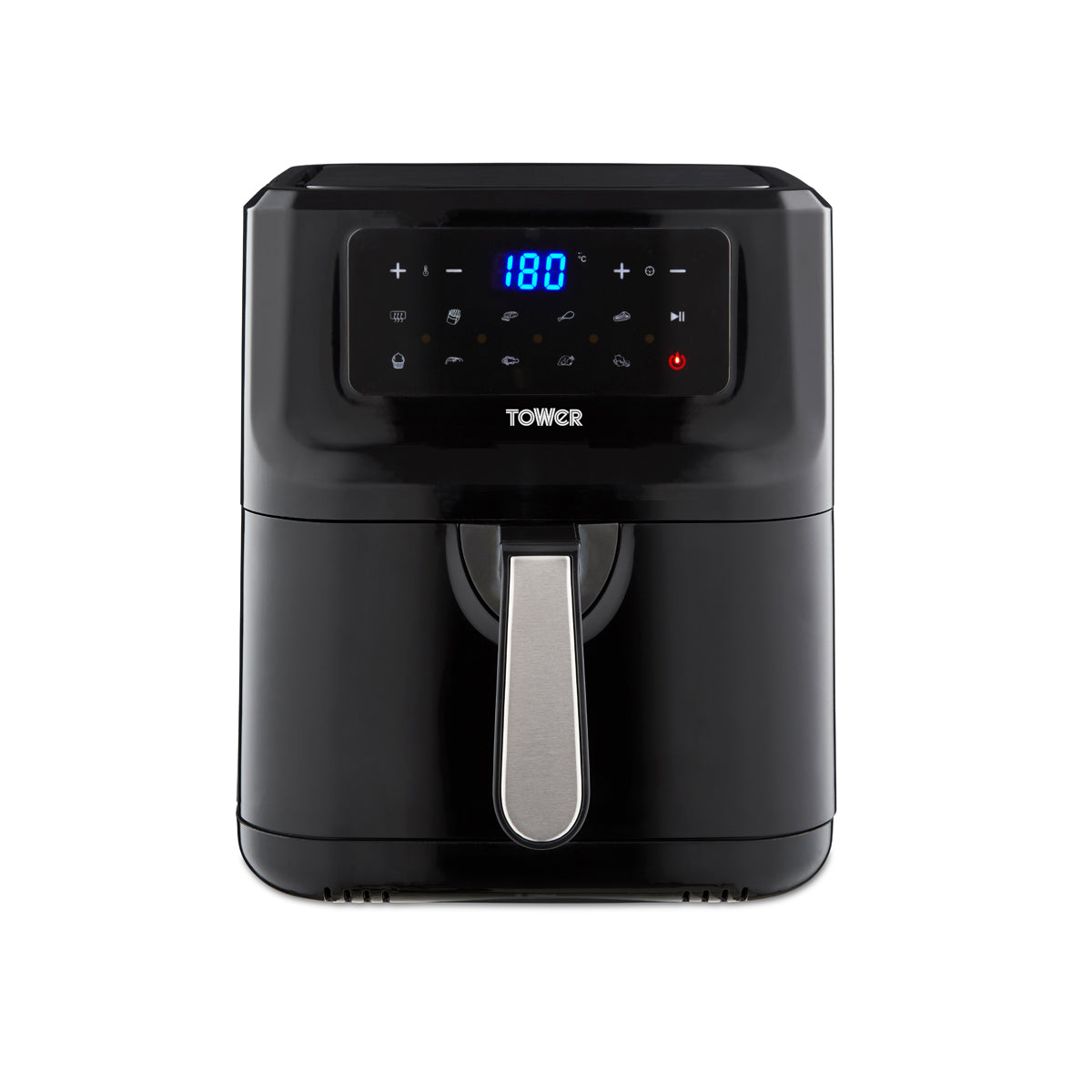 5056462313771 TOWER Vortx 5L Digital Single Basket Air Fryer Black T17089 Brambles Cookshop 2