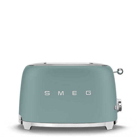 8017709329686 SMEG 2 slice toaster Emerald Green in Matte Limited Edition TSF01EGMUK Brambles Cookshop 1