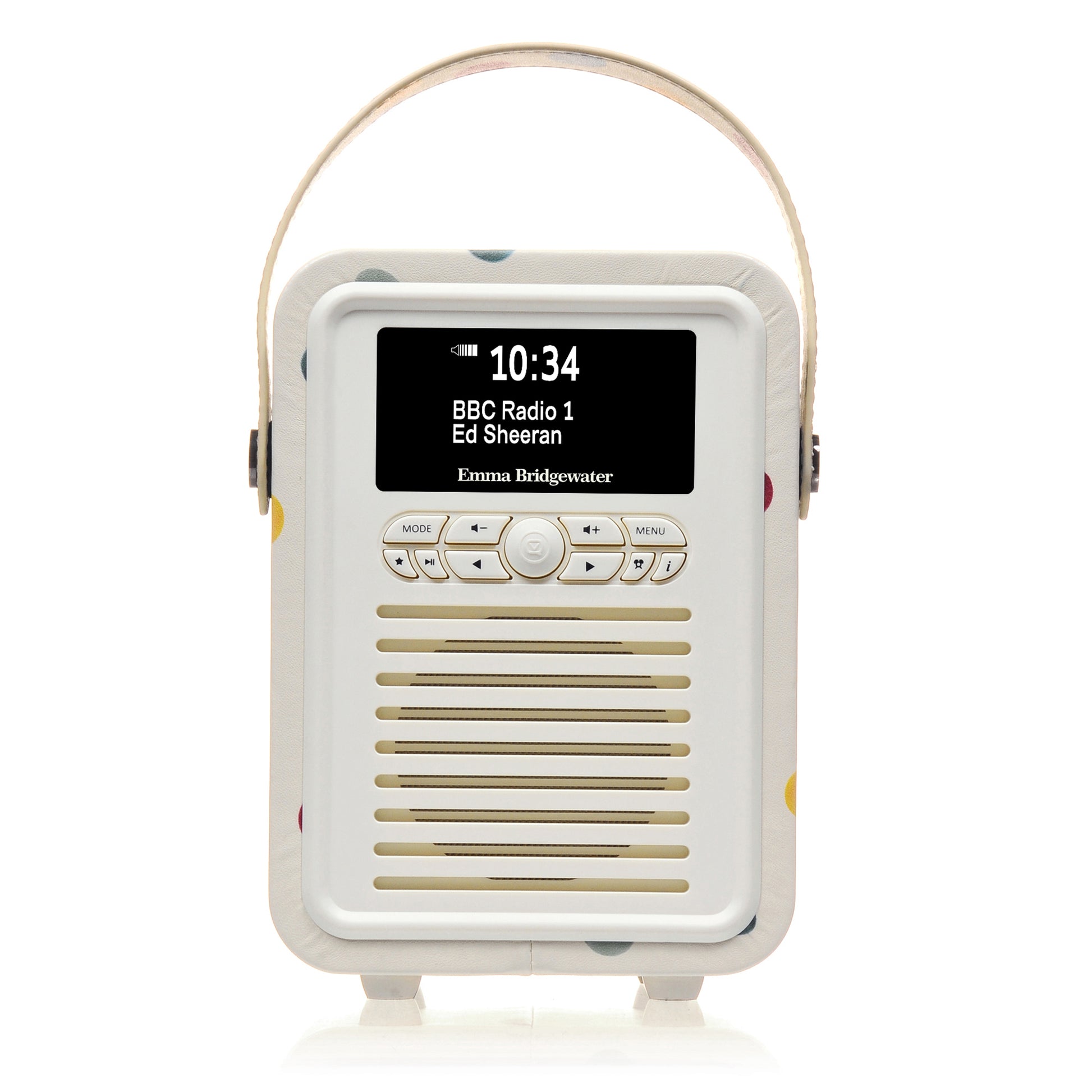 5060169713369 VQ Retro Mini DAB Radio Emma Bridgewater Polka Dot VQMINIEBPD Brambles Cookshop 3