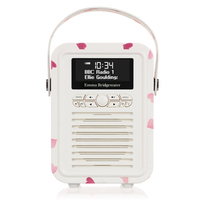 5060169715691 VQ Retro Mini DAB Radio Emma Bridgewater Pink Hearts VQMINIEBPH Brambles Cookshop 3