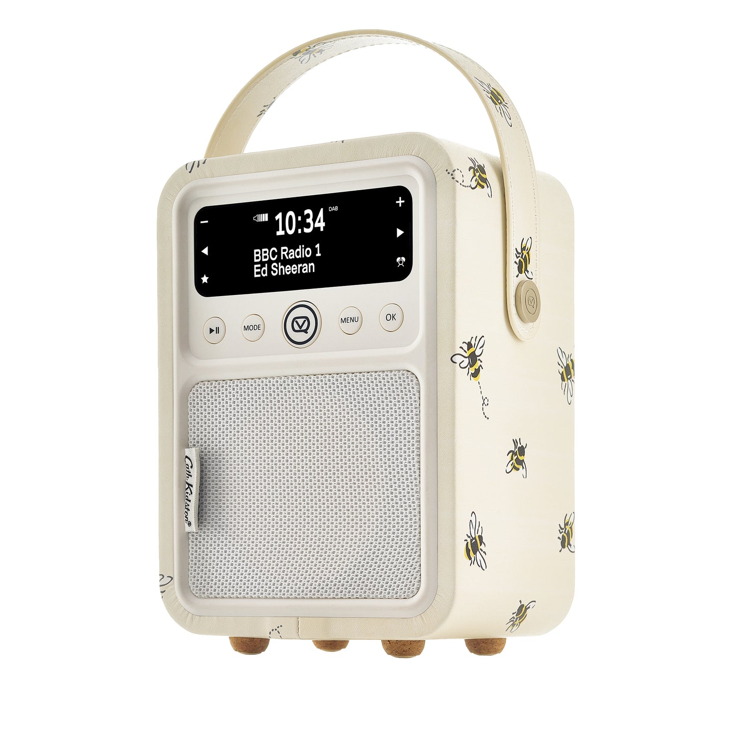 5060706036579 VQ VQ Monty DAB/DAB+ Digital Radio and Bluetooth Speaker Cath Kidston Bees VQMONTYCKBEE Brambles Cookshop 5