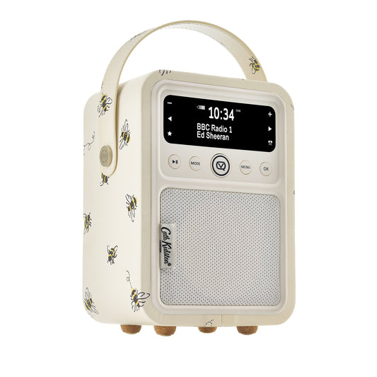 5060706036579 VQ VQ Monty DAB/DAB+ Digital Radio and Bluetooth Speaker Cath Kidston Bees VQMONTYCKBEE Brambles Cookshop 1