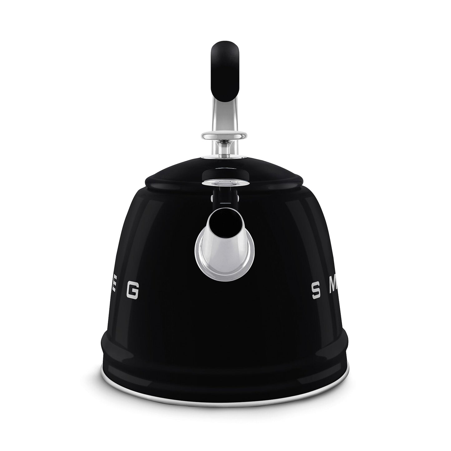 Smeg Whistling Kettle in Black WKF01BL