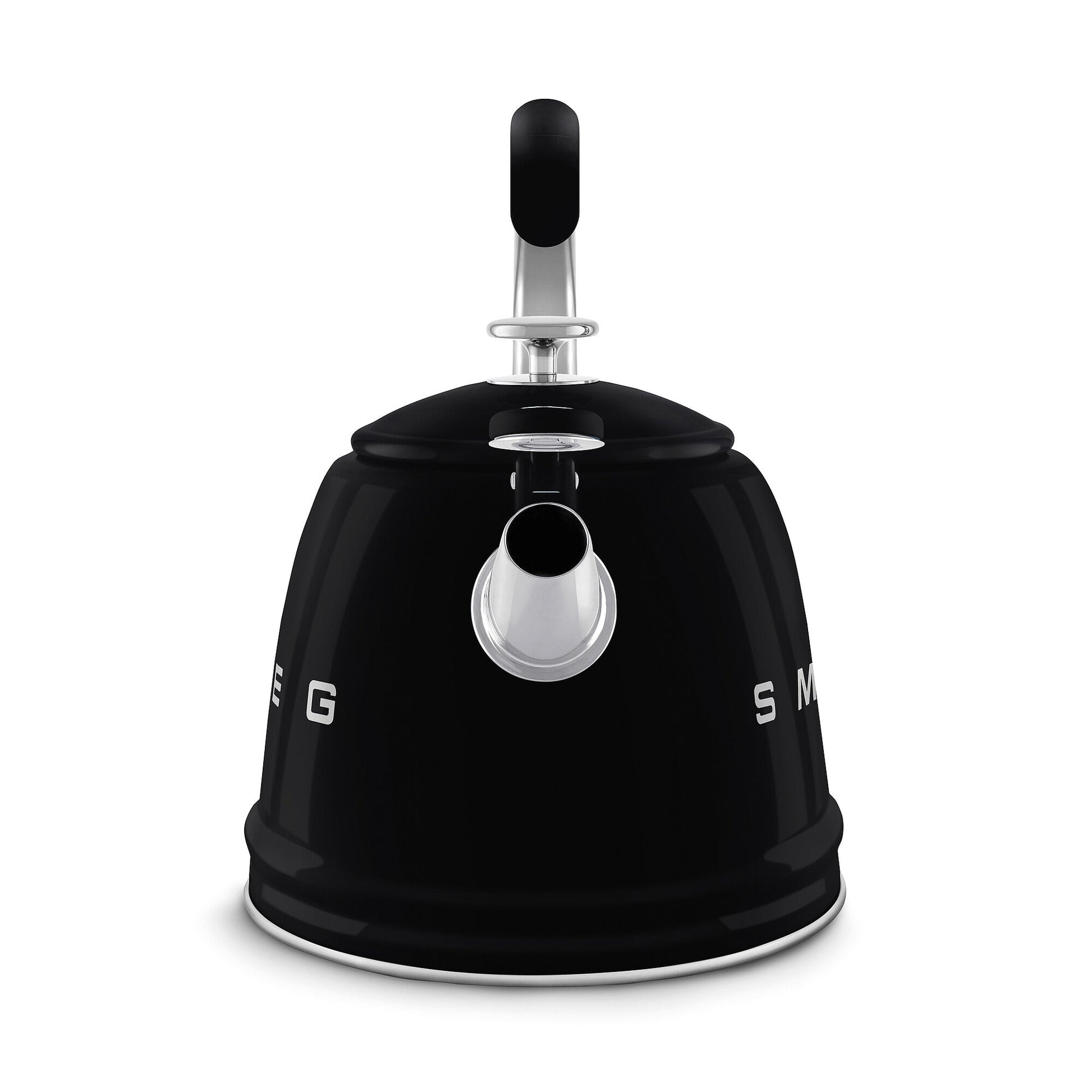 Smeg Whistling Kettle in Black WKF01BL