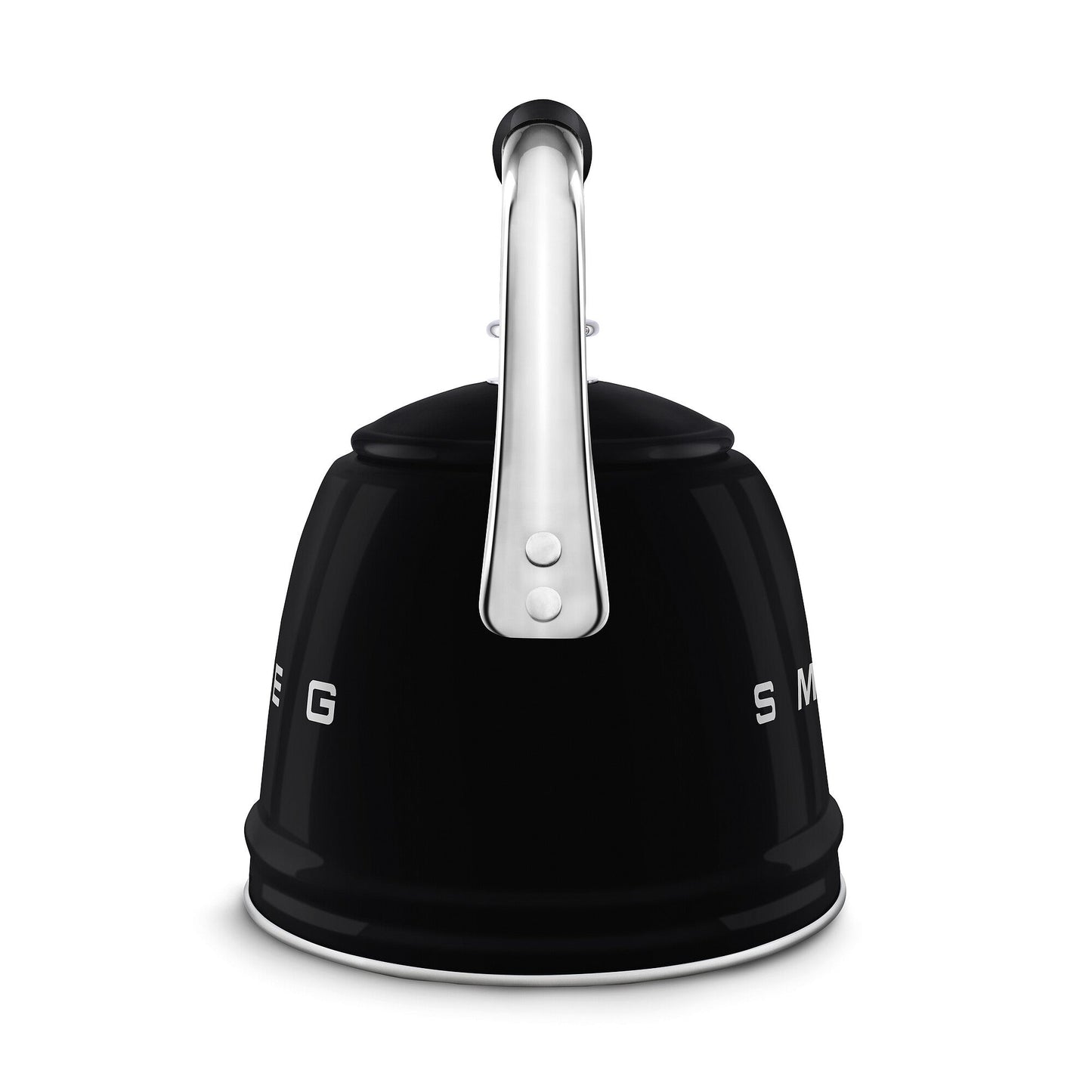 Smeg Whistling Kettle in Black WKF01BL