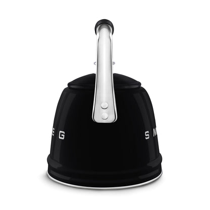 Smeg Whistling Kettle in Black WKF01BL