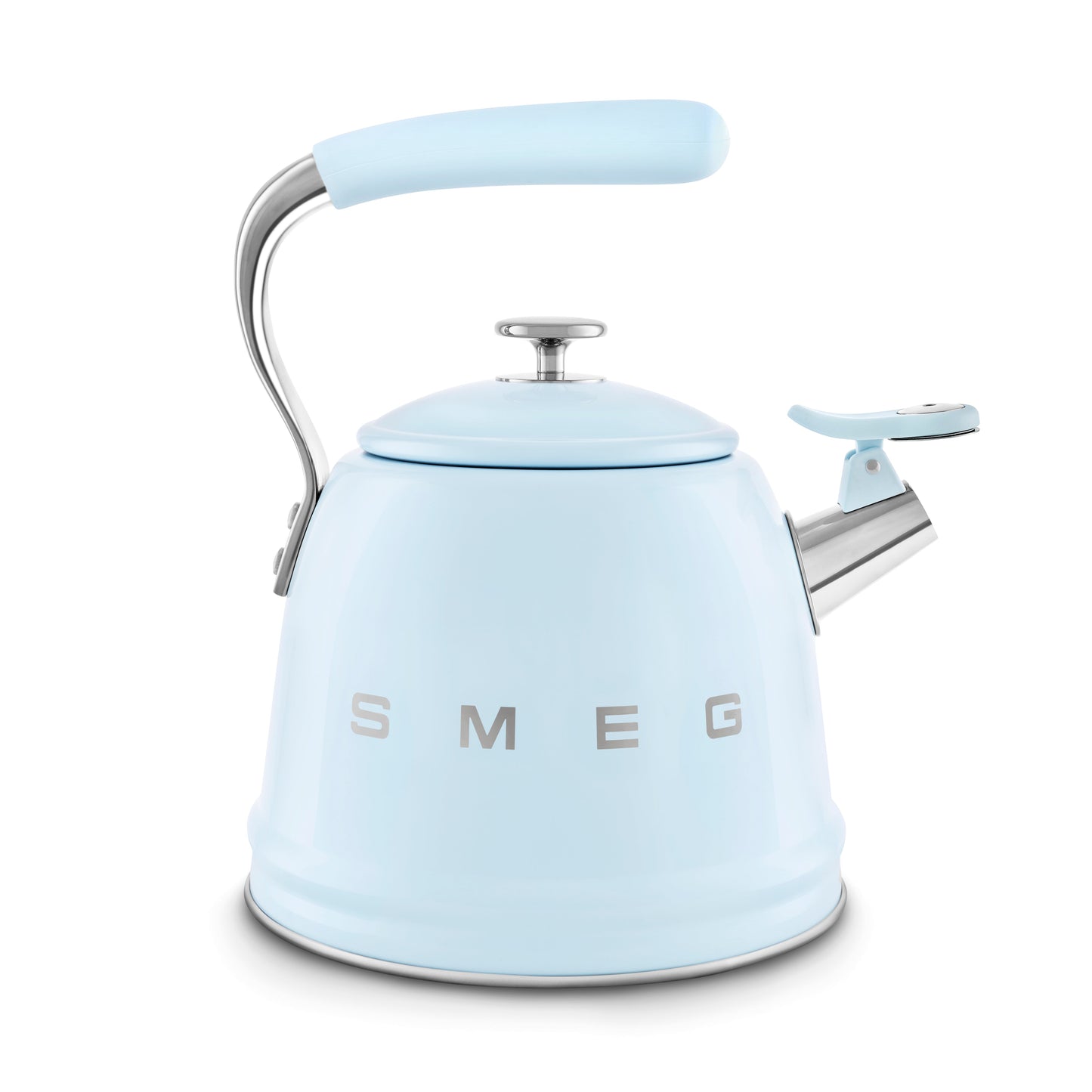 Smeg Whistling Kettle in Pastel Blue WKF01PB
