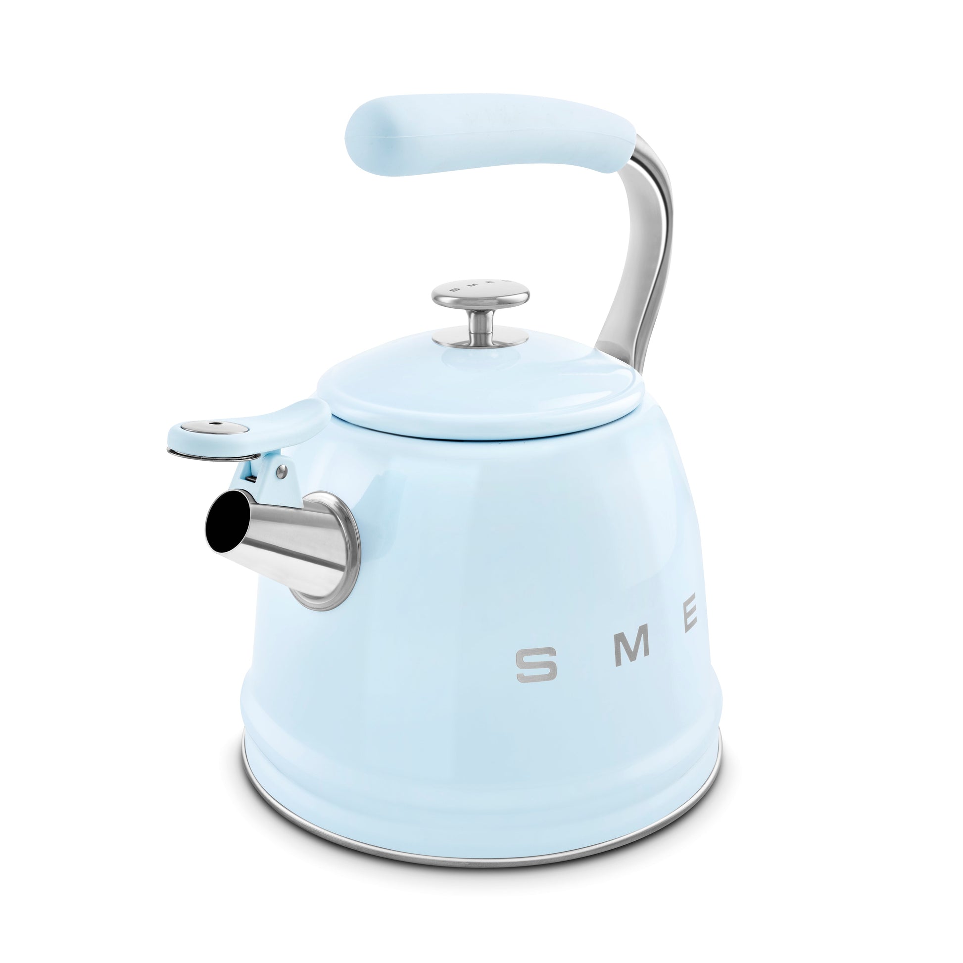 Smeg Whistling Kettle in Pastel Blue WKF01PB