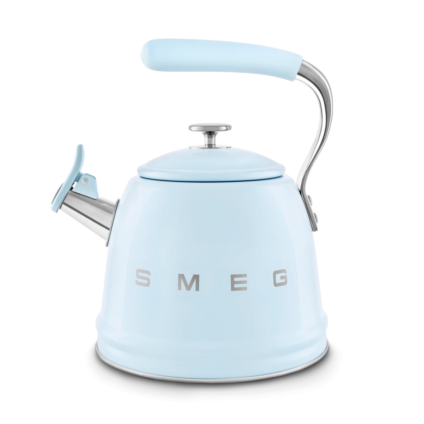 Smeg Whistling Kettle in Pastel Blue WKF01PB
