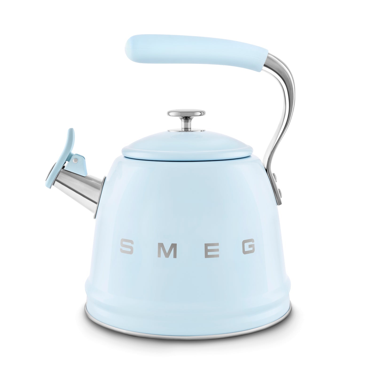 Smeg Whistling Kettle in Pastel Blue WKF01PB