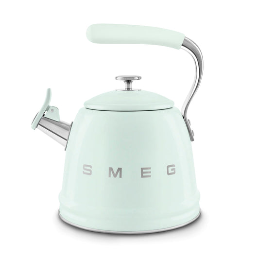 Smeg Whistling Kettle in Pastel Green WKF01PG