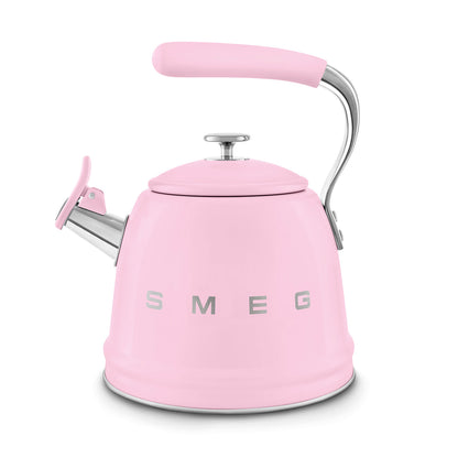 Smeg Whistling Kettle in Pink WKF01PK