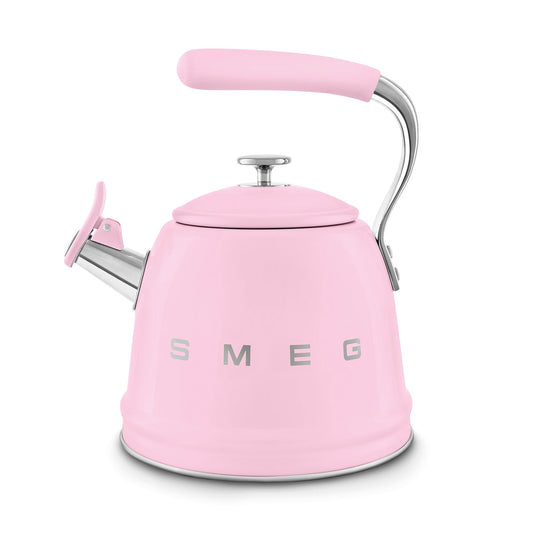 Smeg Whistling Kettle in Pink WKF01PK
