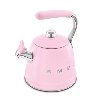 Smeg Whistling Kettle in Pink WKF01PK