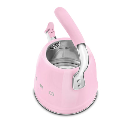 Smeg Whistling Kettle in Pink WKF01PK