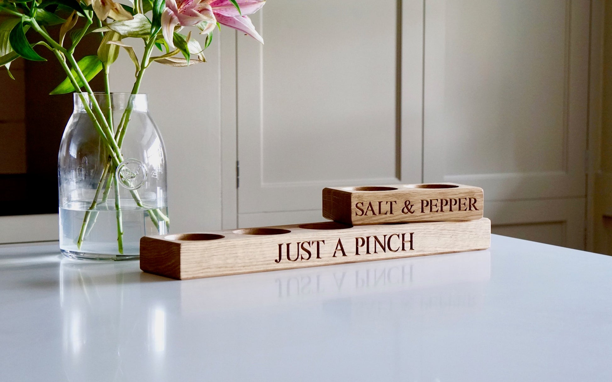 Engraved Salt and Pepper Bowls  by Make Me Something Special