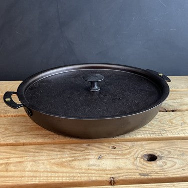 Netherton Foundry 11" (28cm) Chef's Prospector Casserole; spun iron, double handled, oven safe 5413346252241 NFS-351