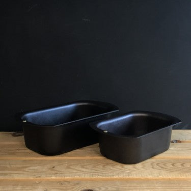 Netherton Foundry Set of 1lb and 2lb Black Iron  Loaf Tins