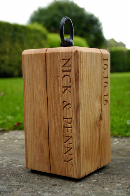 Personalised Wooden Door Stops  by Make Me Something Special