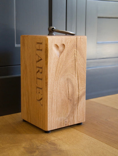 Personalised Wooden Door Stops  by Make Me Something Special