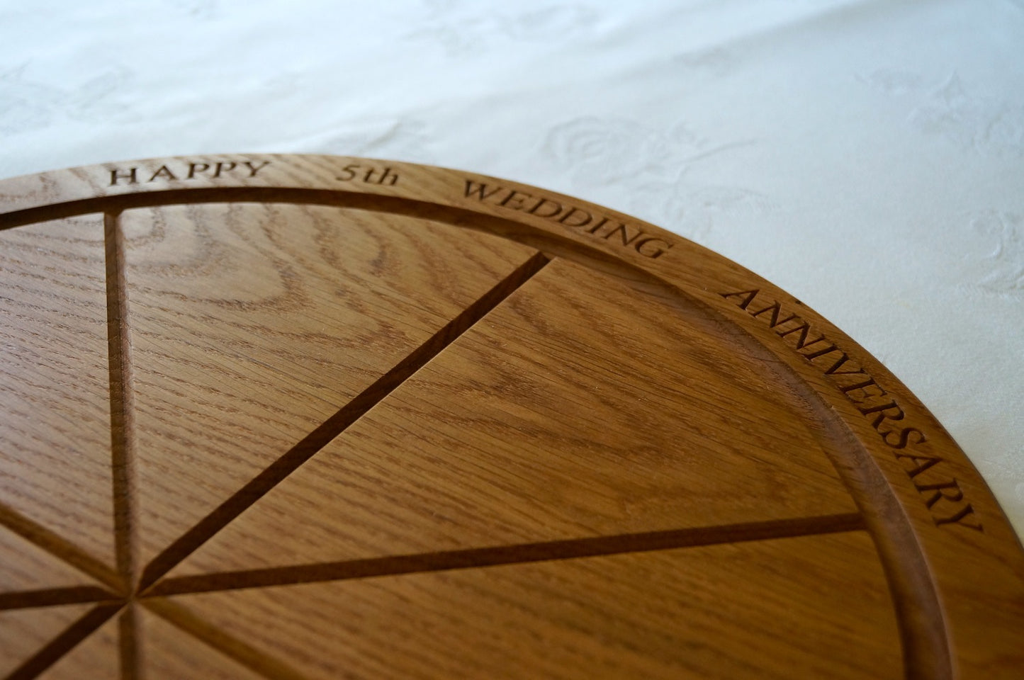 Handmade Oak Pizza Board  by Make Me Something Special