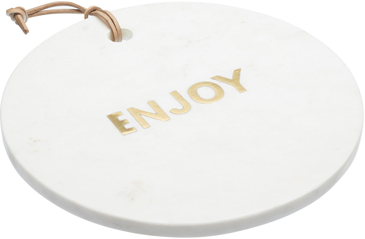Artesa Round White Marble Cheese Board