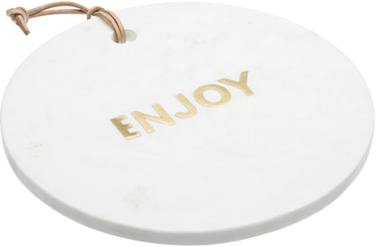 Artesa Round White Marble Cheese Board