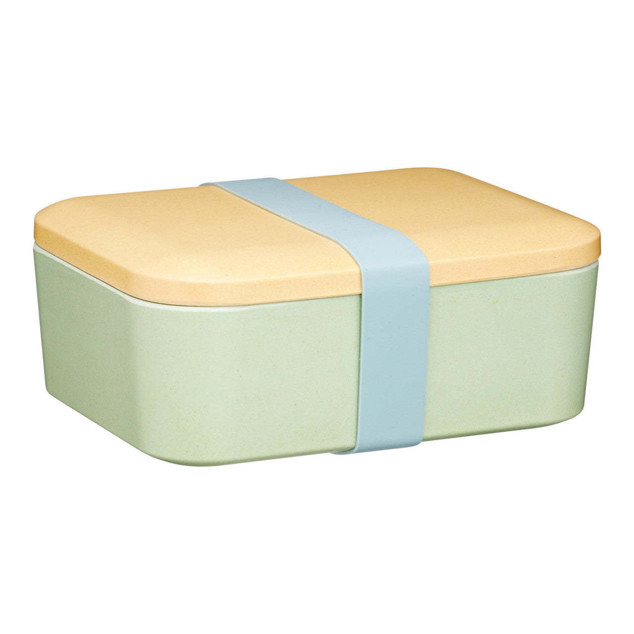 Natural Elements Lunch Box, Recycled Plastic Green 19cm x 13cm x 7cm