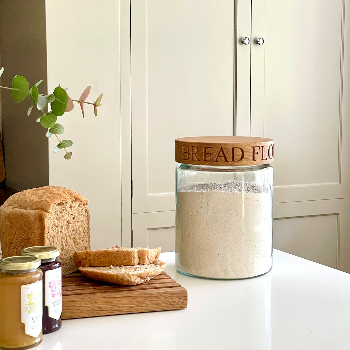 Personalised Large Glass Storage Jar  by Make Me Something Special