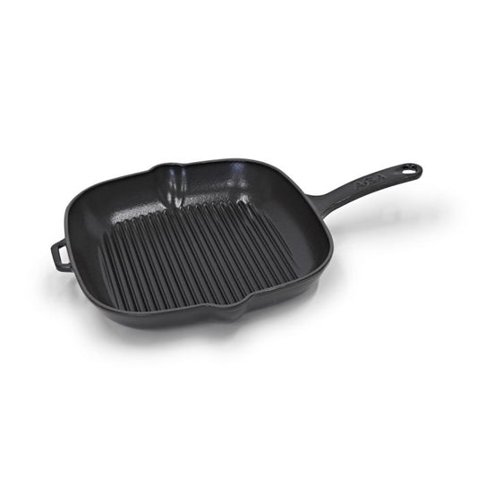 W3948 AGA Cast Iron Square grill pan matt black