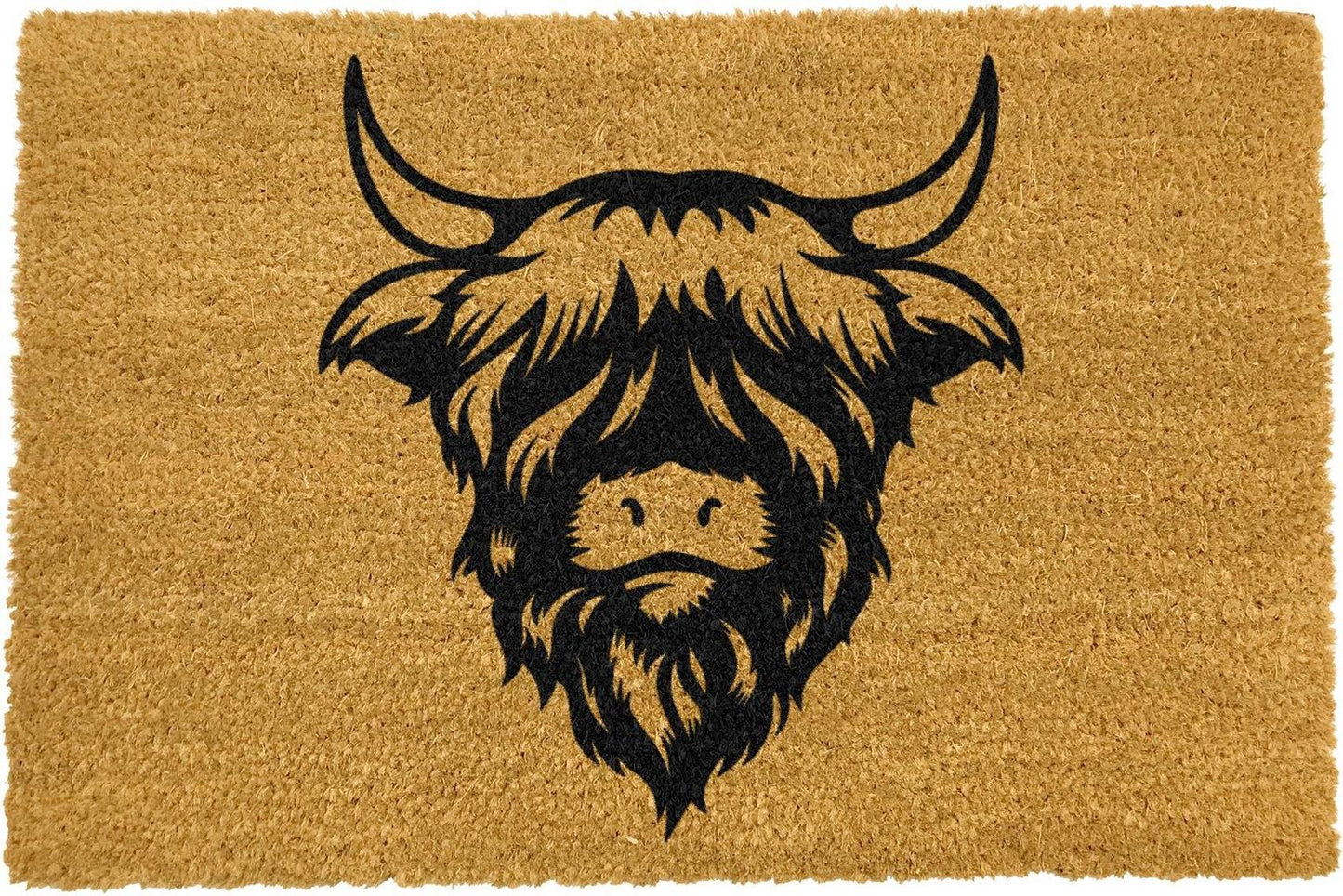 Artsy Mats Highland Cow Doormat 60 x 40 CM 9502131557572