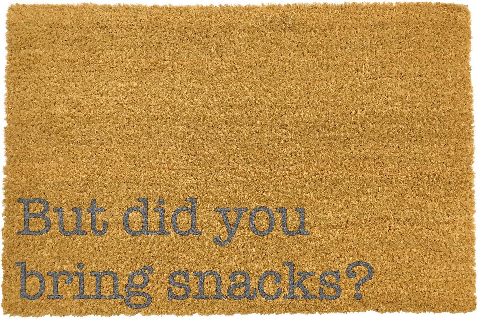 Artsy Mats Grey But did you bring snacks Doormat  60 x 40 CM 9502895348126