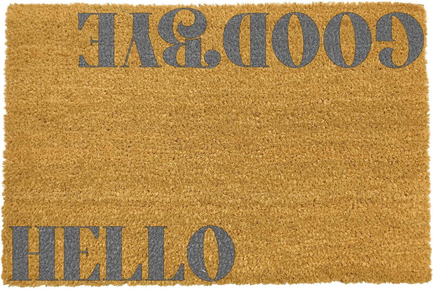 Artsy Mats Grey Hello Goodbye Doormat  60 x 40 CM 9503178512821