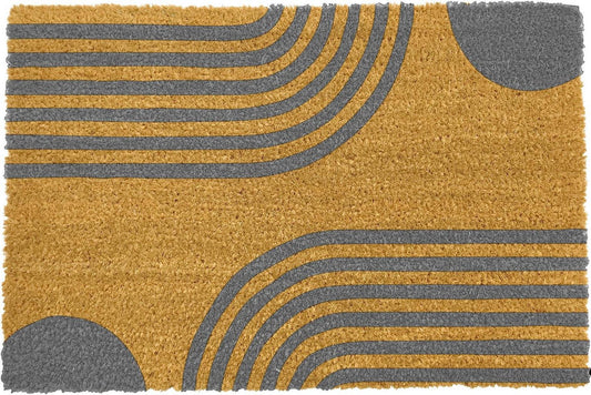 Artsy Mats Grey Abstract Lines Doormat  60 x 40 CM 9507135295383