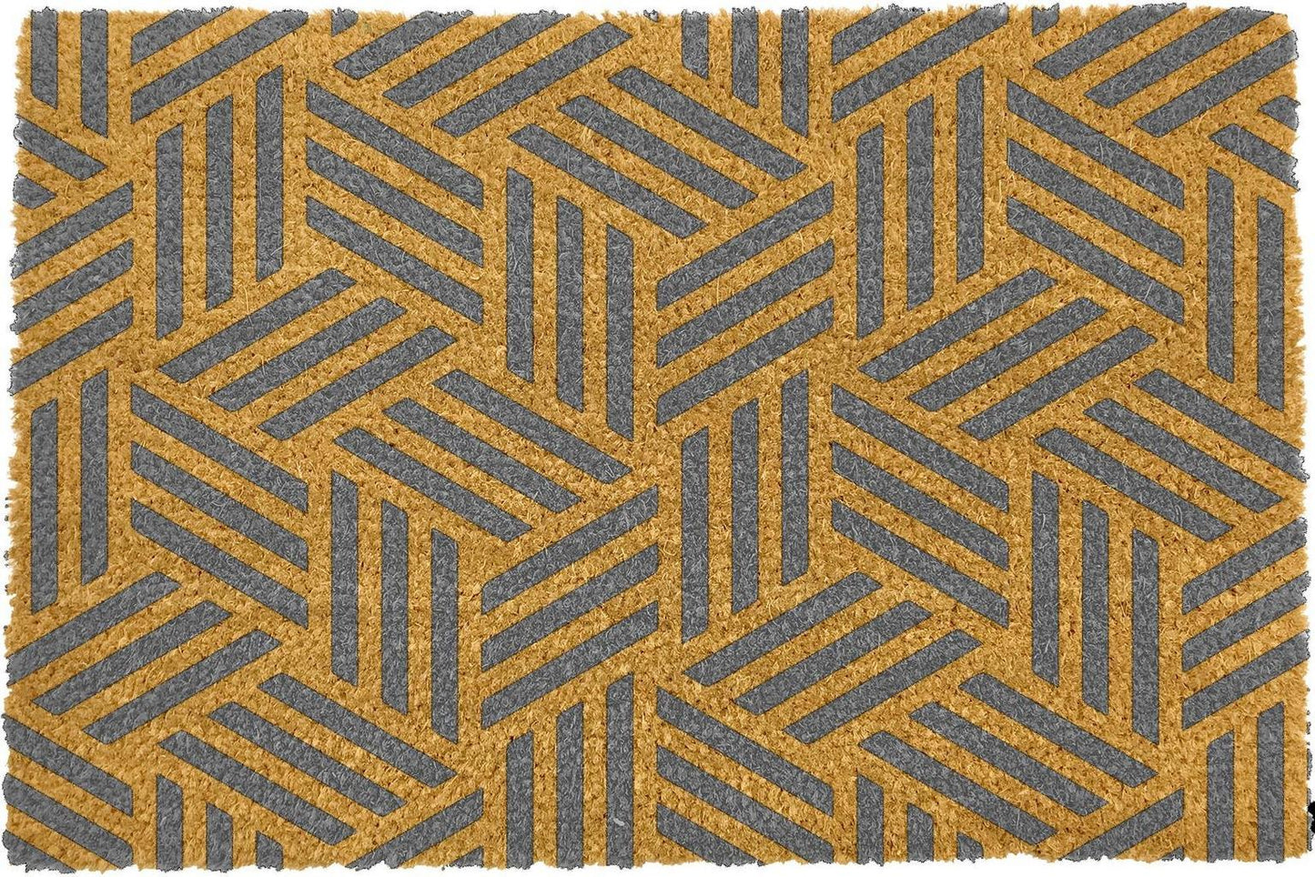 Artsy Mats Grey Geometric Lines Doormat  60 x 40 CM 9508614756555