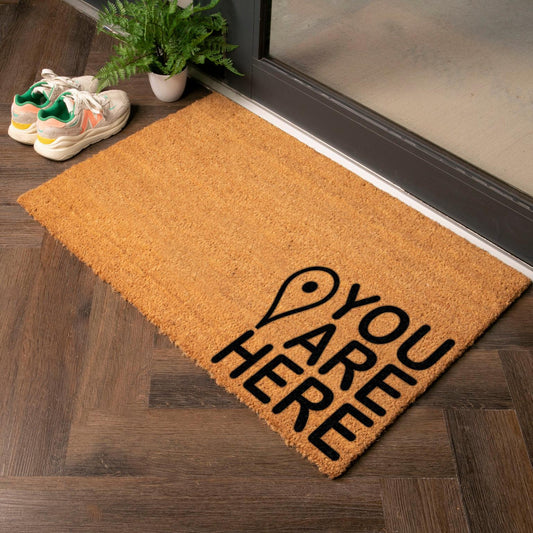 Artsy Mats Extra Large You are Here Doormat 90 x 60 CM 9508652512540