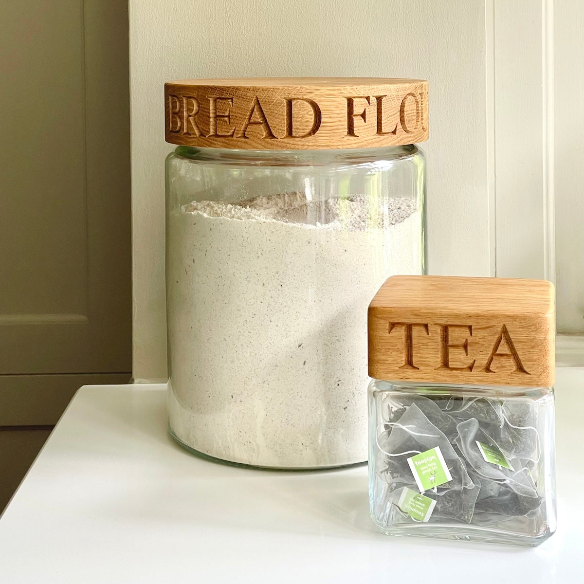 Personalised Large Glass Storage Jar  by Make Me Something Special