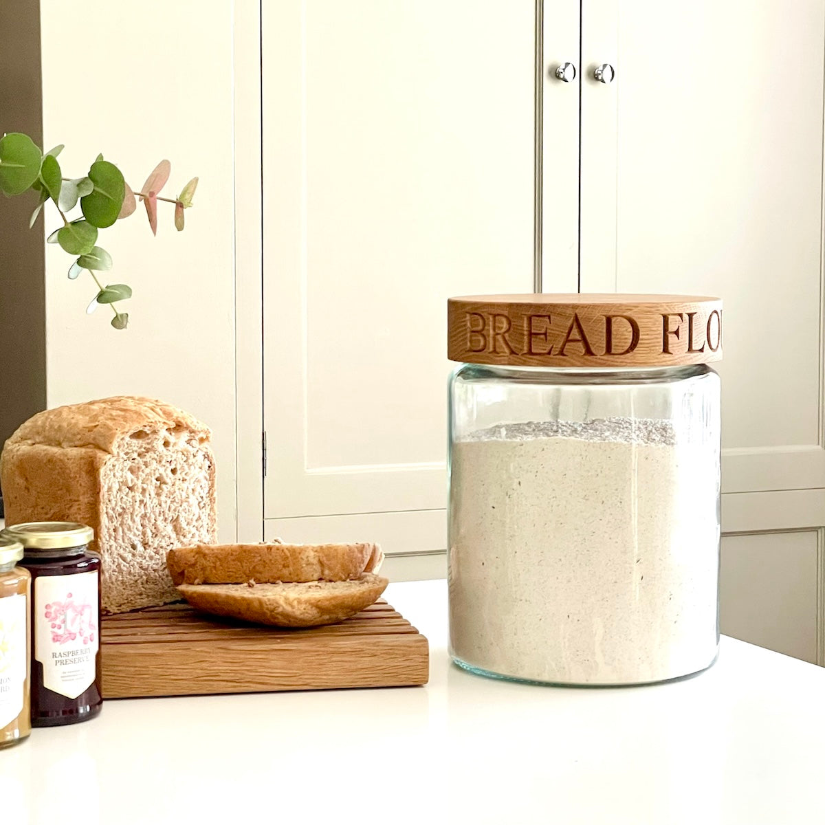 Personalised Large Glass Storage Jar  by Make Me Something Special