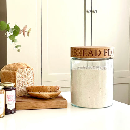 Personalised Large Glass Storage Jar  by Make Me Something Special