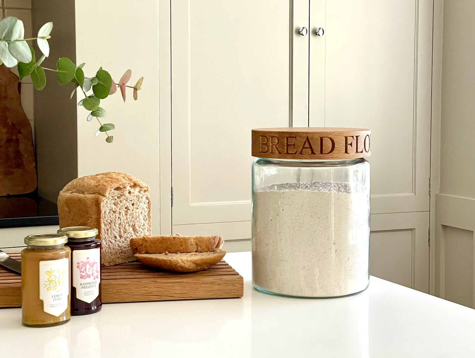 Personalised Large Glass Storage Jar  by Make Me Something Special