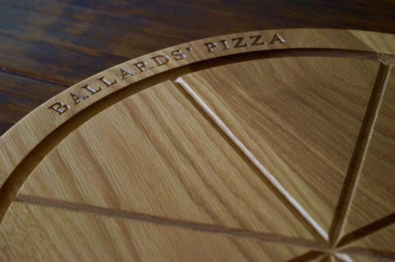 Handmade Oak Pizza Board  by Make Me Something Special