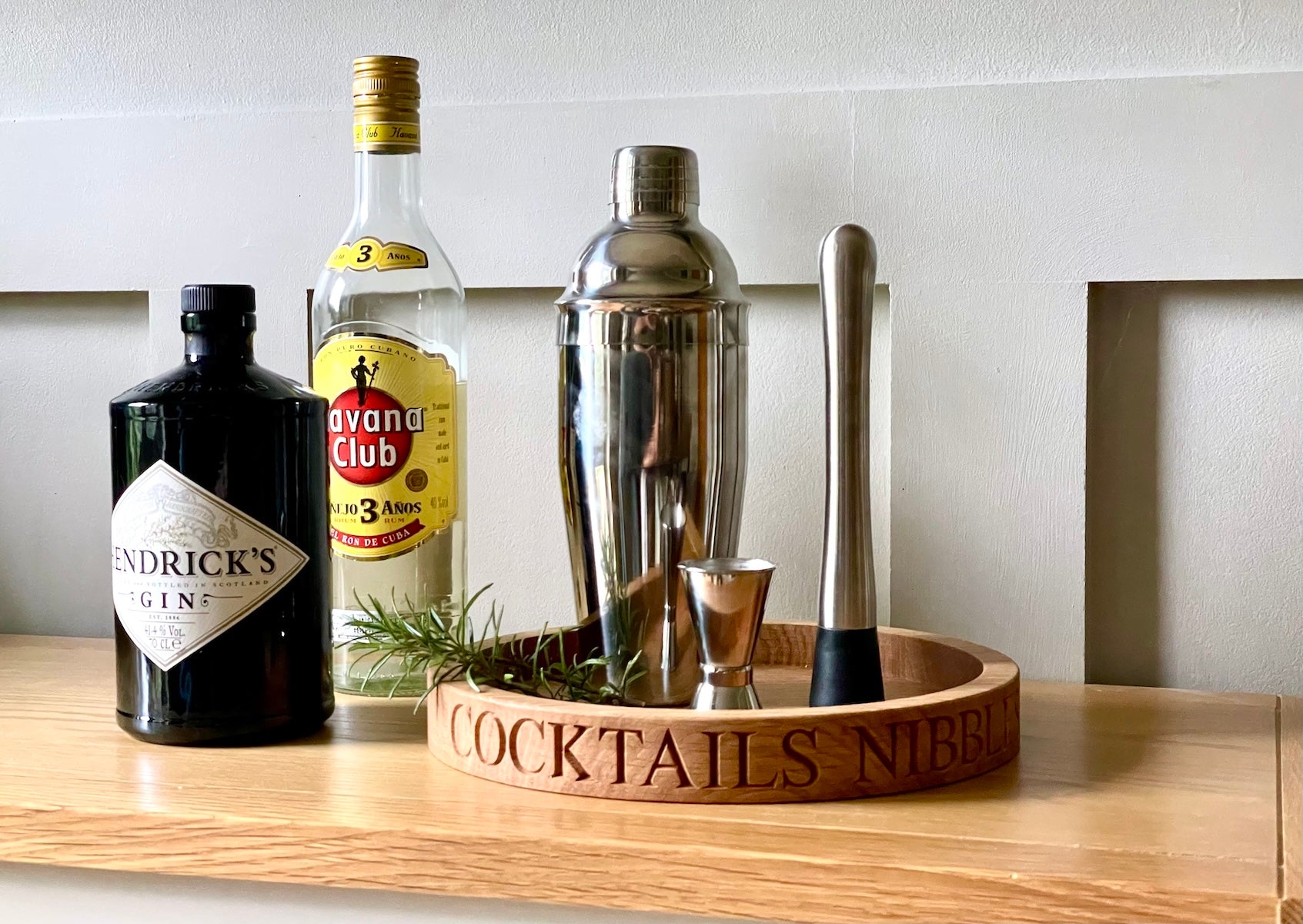 Personalised Round Wooden Tray  by Make Me Something Special