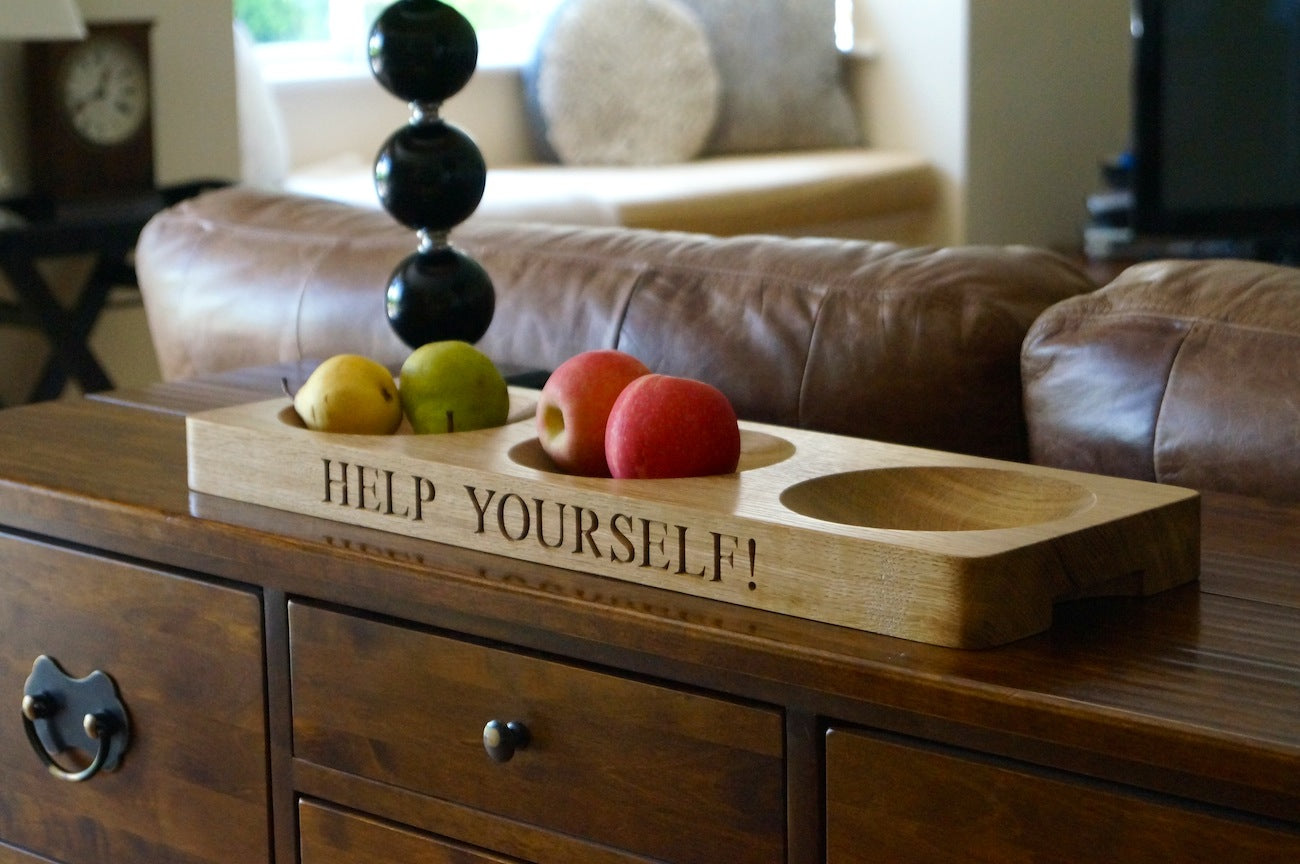 Wooden Serving Bowl  by Make Me Something Special