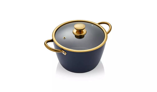 5056032988798 TOWER Royale 24cm Casserole Midnight Blue T900121 Brambles Cookshop 1